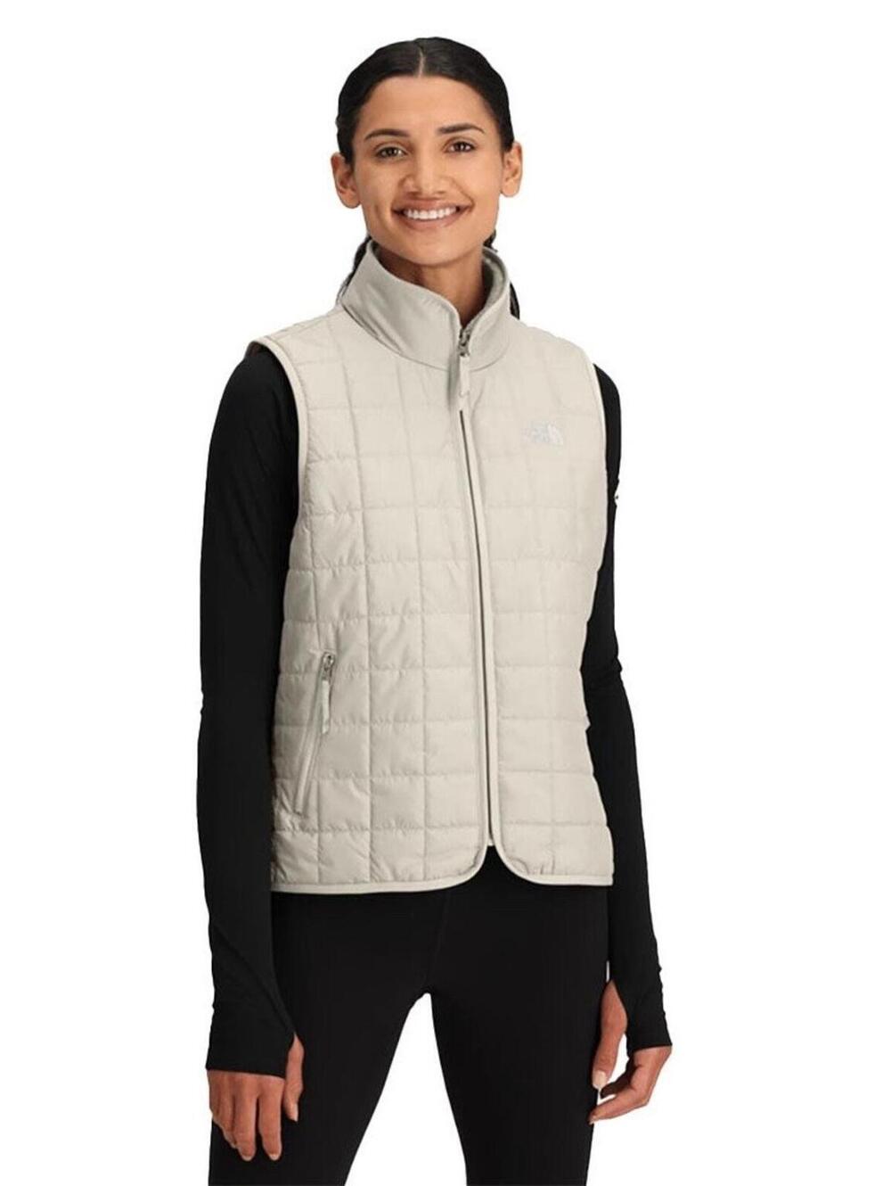 New North Face Women's Junction Insulated Vest In Ivory Size XL